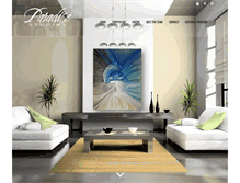 Tablet Screenshot of paradisestudiosart.com